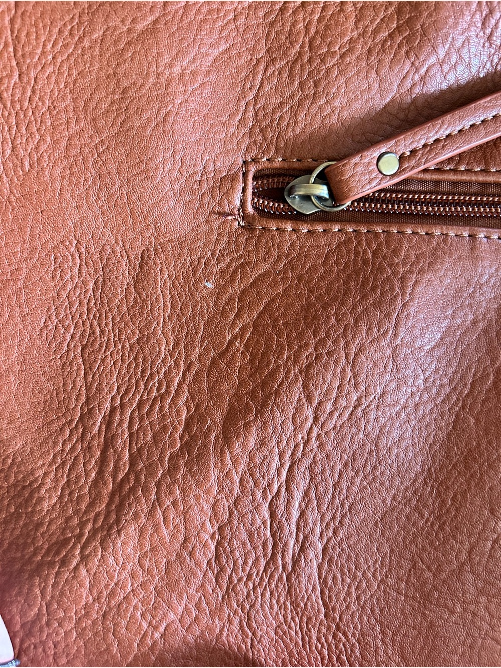 Anthropologie Urban Originals Lenora Large Mixed Faux Suede & Leather Hobo Bag - Picture 13 of 14
